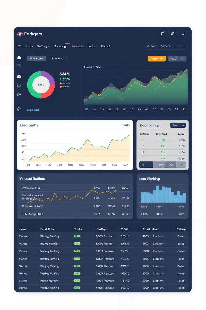 Flooring marketing dashboard