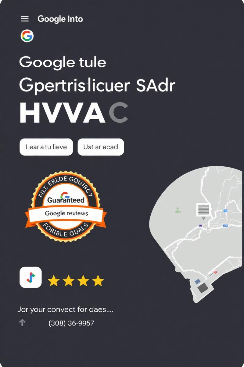 Google Local Service Ads listing for an HVAC company
