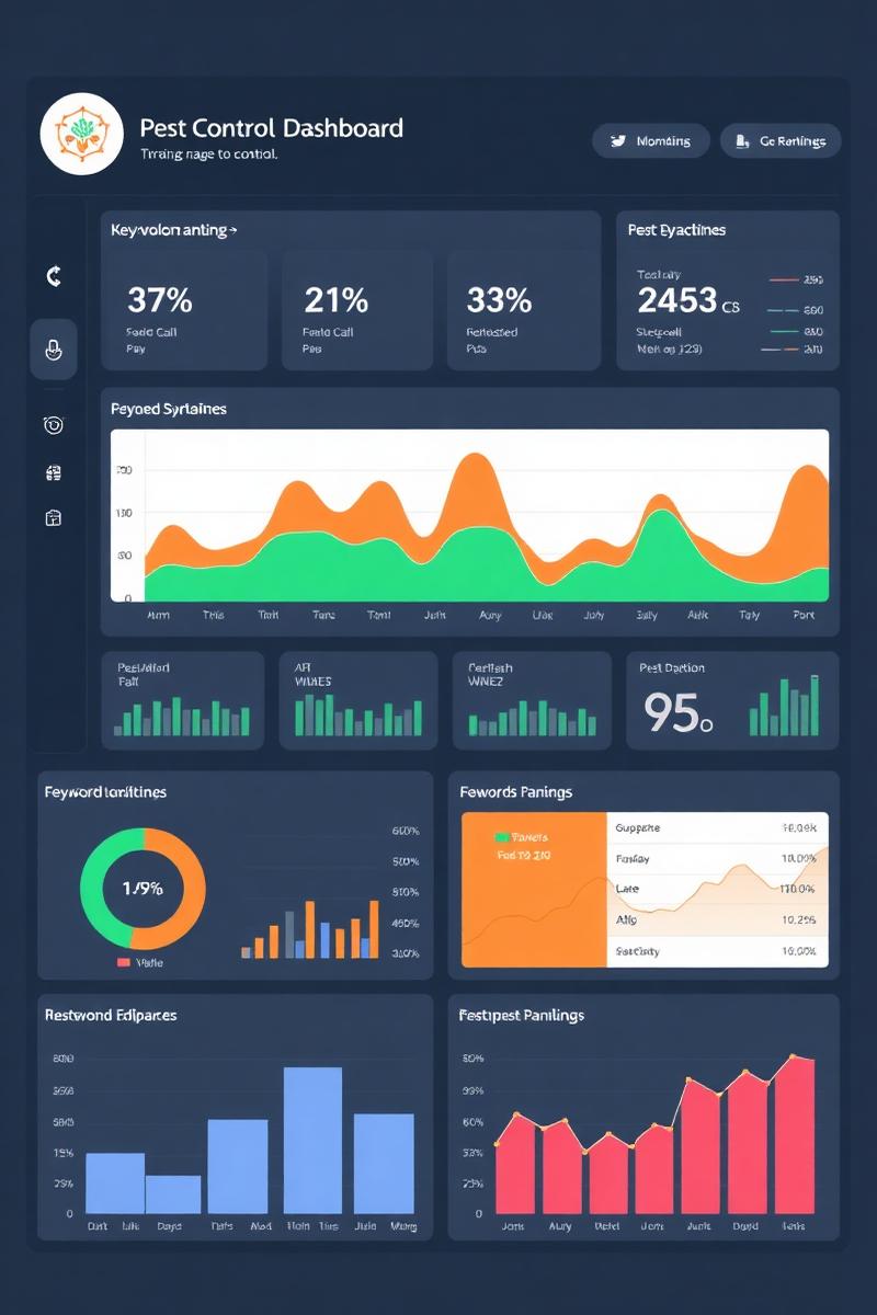 Pest control marketing dashboard