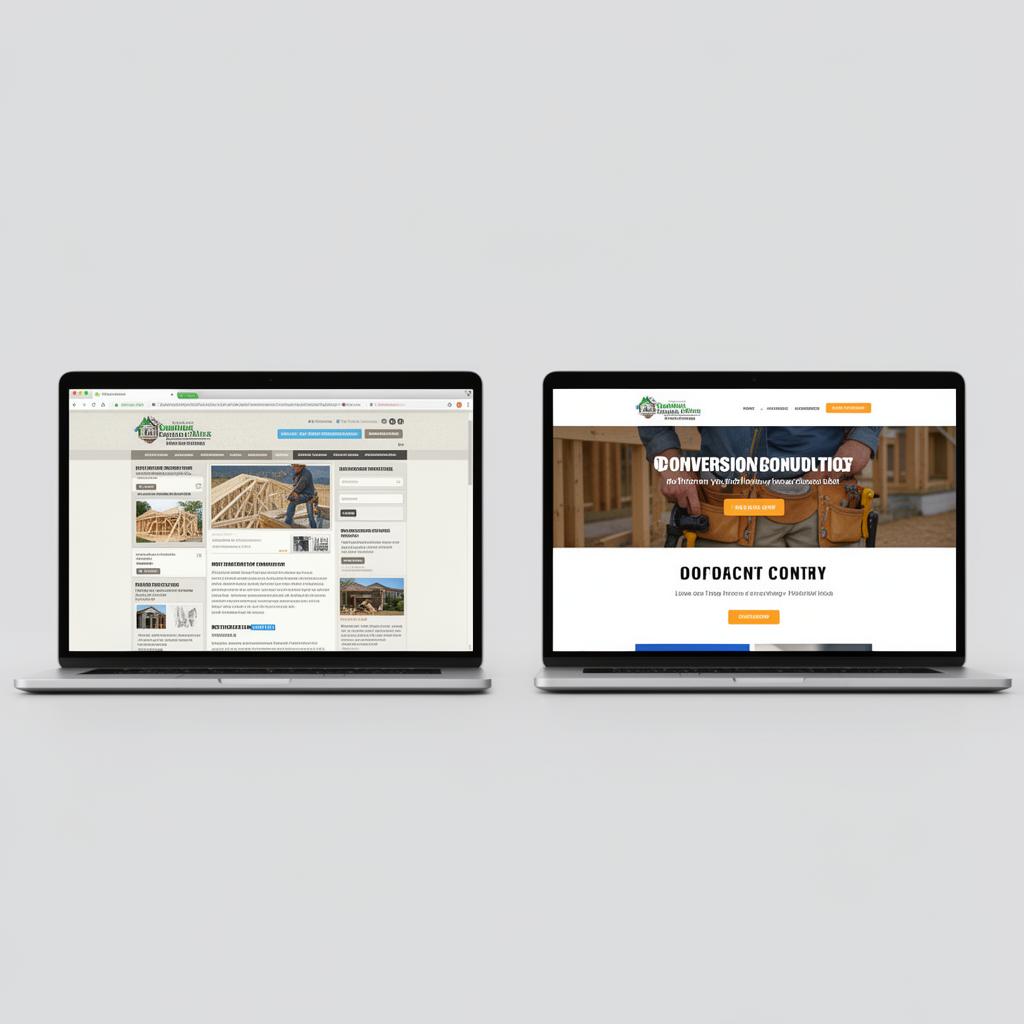 Web design Raleigh before and after redesign